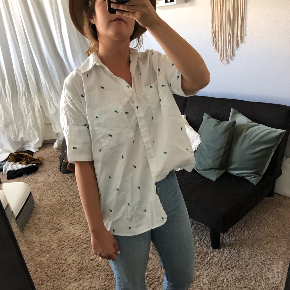 Cactus button up 🌵✨